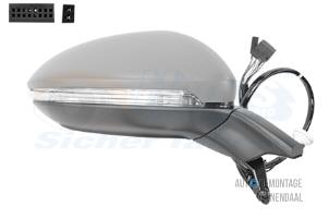New Wing mirror, right Volkswagen Golf VII (AUA) Price € 180,29 Inclusive VAT offered by Autodemontage Veenendaal BV