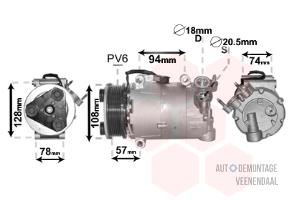 Nuevos Bomba de aire acondicionado Ford Focus 3 Precio € 286,77 IVA incluido ofrecido por Autodemontage Veenendaal BV