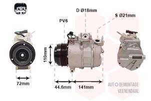 New Air conditioning pump Ford Focus 3 Price € 323,07 Inclusive VAT offered by Autodemontage Veenendaal BV