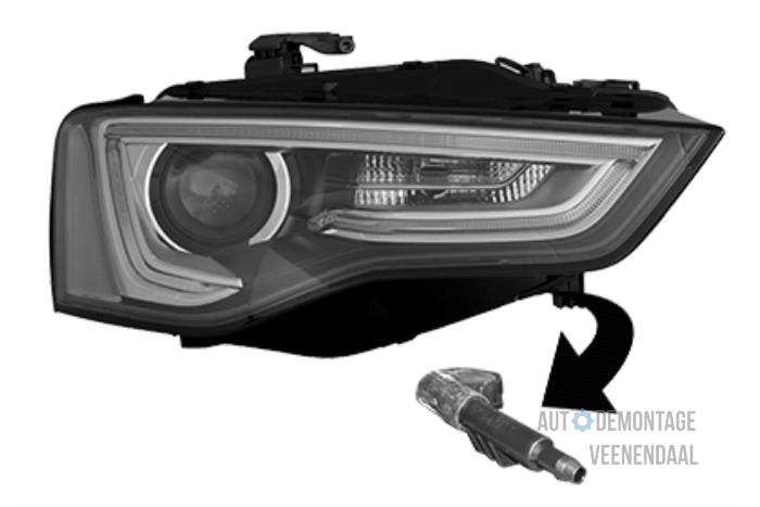 Headlight, right from a Audi A5 Sportback (8TA) 1.8 TFSI 16V 2014