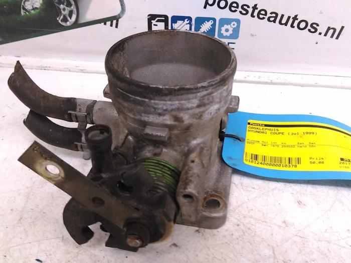 Gebrauchte Drosselklappengehäuse Hyundai Coupe 2.0i 16V Preis € 50,00 Margenregelung angeboten von Autodemontagebedrijf R. Poeste B.V.