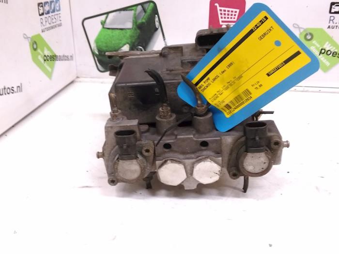 Begagnade ABS-pump Daewoo Lanos (TA/TF08/48/86) 1.6 16V Pris € 75,00 Marginaltabell erbjuds av Autodemontagebedrijf R. Poeste B.V.