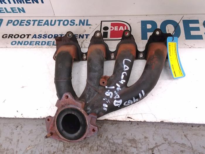 Gebrauchte Abgaskrümmer Renault Laguna II (BG) 1.8 16V Preis € 60,00 Margenregelung angeboten von Autodemontagebedrijf R. Poeste B.V.
