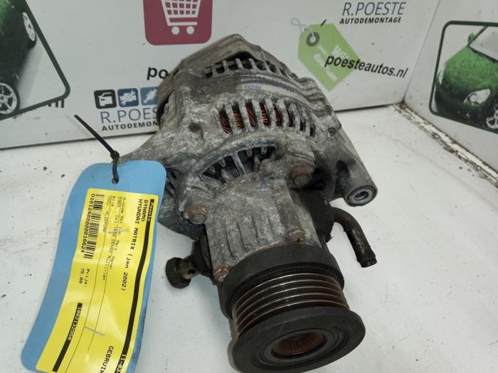 Begagnade Dynamo Hyundai Matrix 1.5 CRDi 16V Pris € 30,00 Marginaltabell erbjuds av Autodemontagebedrijf R. Poeste B.V.