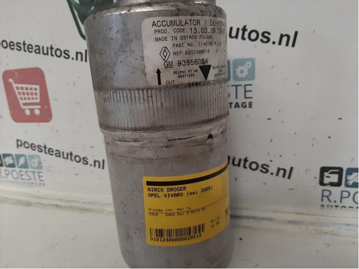 Gebrauchte Klima Trockner Opel Vivaro 2.5 CDTI 16V Preis € 30,00 Margenregelung angeboten von Autodemontagebedrijf R. Poeste B.V.