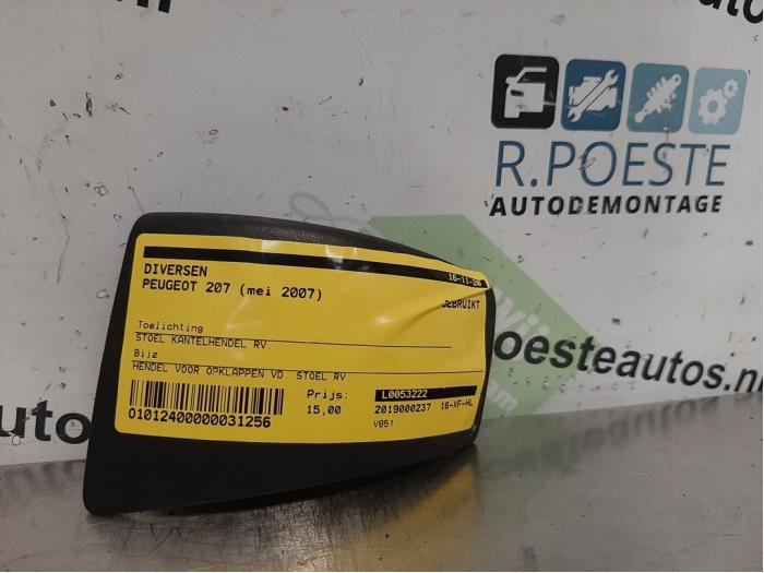 Gebrauchte Sonstige Peugeot 207/207+ (WA/WC/WM) 1.4 HDi Preis € 15,00 Margenregelung angeboten von Autodemontagebedrijf R. Poeste B.V.