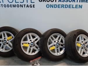Used Sport rims set + tires BMW 3 serie Touring (E46/3) 316i 16V Price € 200,00 Margin scheme offered by Autodemontagebedrijf R. Poeste B.V.