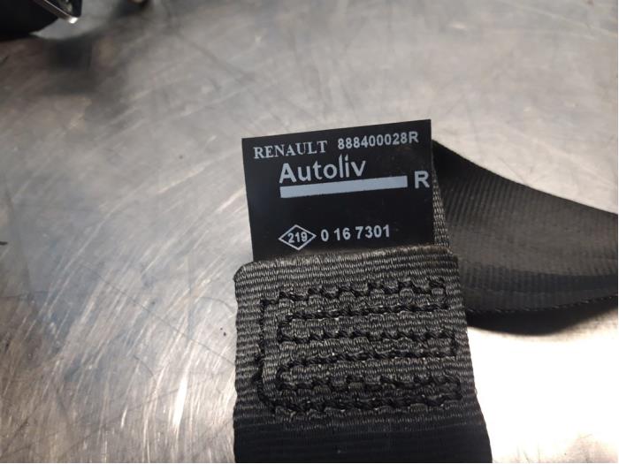 Rear seatbelt, right from a Renault Scénic III (JZ) 1.6 16V 2010