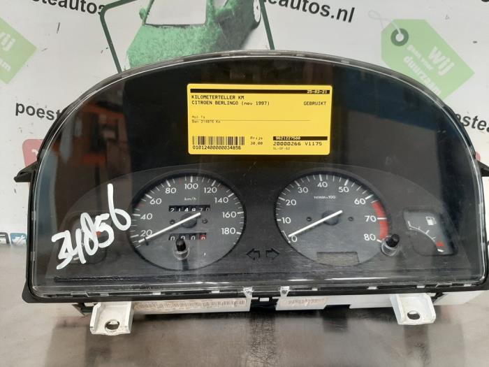 Cuentakilómetros de un Citroën Berlingo Multispace 1.4 1997