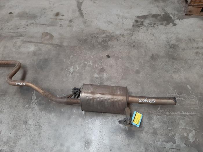Exhaust (complete) from a Citroën C3 (SC) 1.6 HDi 92 2012