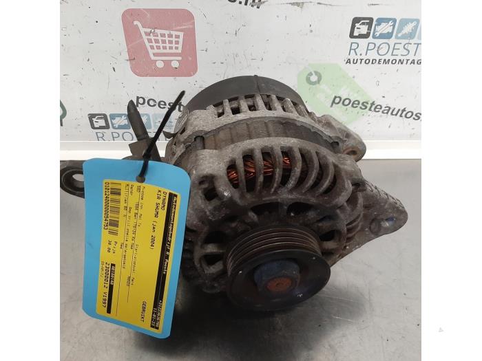 Begagnade Dynamo Kia Shuma II 1.6 16V Pris € 30,00 Marginaltabell erbjuds av Autodemontagebedrijf R. Poeste B.V.