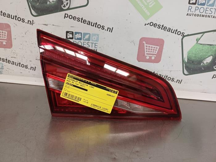 Używane Odblask tylnej klapy lewy Audi A3 Sportback (8VA/8VF) 1.4 TFSI ACT Ultra 16V Cena € 175,00 Procedura marży oferowane przez Autodemontagebedrijf R. Poeste B.V.