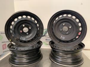 Used Set of wheels Hyundai i10 1.0 12V Price € 125,00 Margin scheme offered by Autodemontagebedrijf R. Poeste B.V.