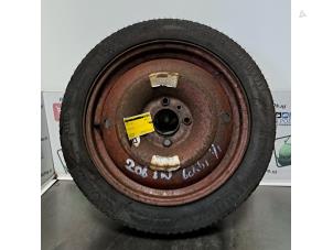 Used Space-saver spare wheel Peugeot 206 SW (2E/K) 1.6 16V Price on request offered by Autodemontagebedrijf R. Poeste B.V.