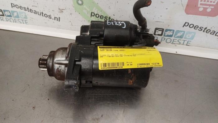 Starter Seat Ibiza III (6L1), 2002 / 2009 1.2 12V, Hatchback, Petrol, 1.198cc, 47kW (64pk), FWD, BME, 2004-11 / 2006-06, 6L1 (Used)
