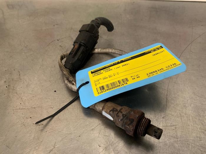 Usagé Sonde lambda Hyundai Coupe 2.7 V6 24V Prix € 20,00 Règlement à la marge proposé par Autodemontagebedrijf R. Poeste B.V.