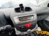 Heater control panel from a Peugeot 107, 2005 / 2014 1.0 12V, Hatchback, Petrol, 998cc, 50kW (68pk), FWD, 384F; 1KR, 2005-06 / 2014-05, PMCFA; PMCFB; PNCFA; PNCFB 2011