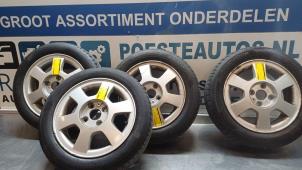 Used Sport rims set + tires Opel Agila (A) 1.2 16V Price € 140,00 Margin scheme offered by Autodemontagebedrijf R. Poeste B.V.