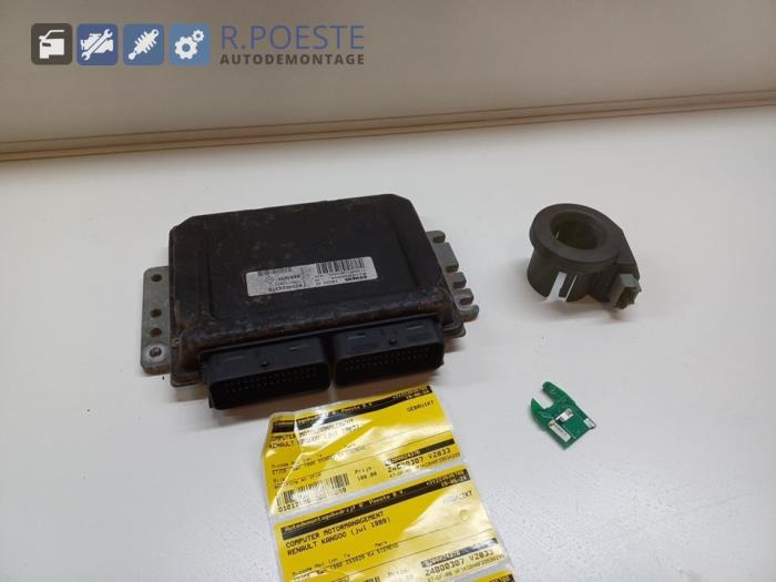 Used Engine management computer Renault Kangoo (KC) 1.4 Price € 100,00 Margin scheme offered by Autodemontagebedrijf R. Poeste B.V.