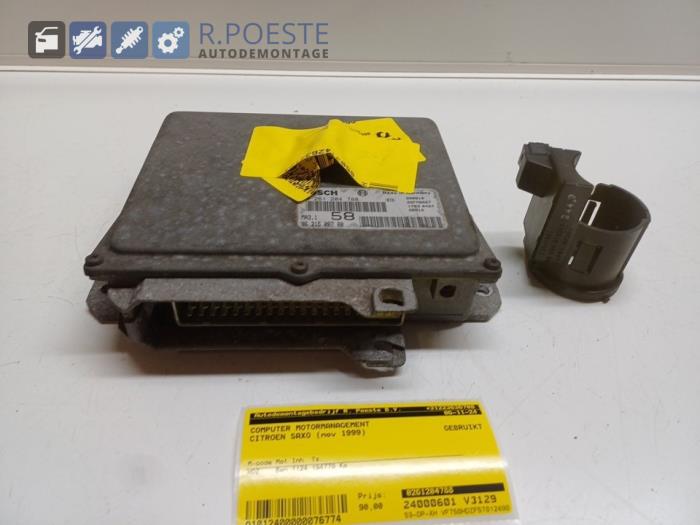 Gebrauchte Steuergerät Motormanagement Citroen Saxo 1.1i X,SX Preis € 90,00 Margenregelung angeboten von Autodemontagebedrijf R. Poeste B.V.