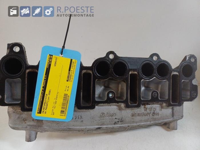 Gebrauchte Ansaugbrugge Volkswagen Passat Variant (3C5) 2.0 TDI 16V 140 Preis € 40,00 Margenregelung angeboten von Autodemontagebedrijf R. Poeste B.V.