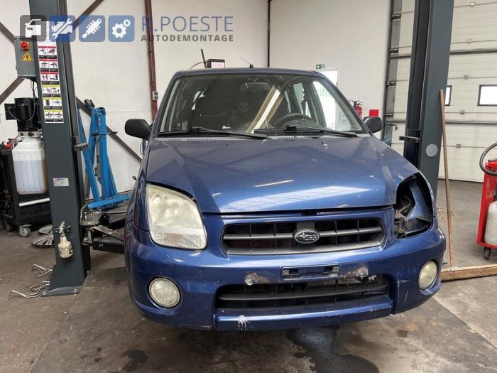 Używane Maska Subaru G3X Justy 1.3 16V AWD Cena € 125,00 Procedura marży oferowane przez Autodemontagebedrijf R. Poeste B.V.