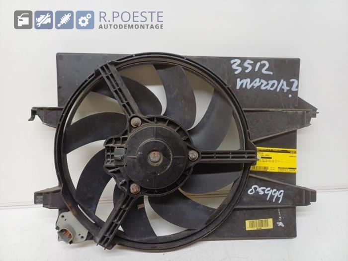 Gebrauchte Kühlerventilator Mazda 2 (NB/NC/ND/NE) 1.4 16V Preis € 30,00 Margenregelung angeboten von Autodemontagebedrijf R. Poeste B.V.