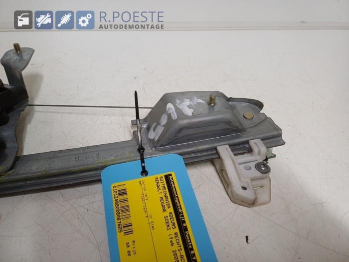 Fenstermechanik 4-türig rechts hinten van een Renault Scénic II (JM) 2.0 16V 2005