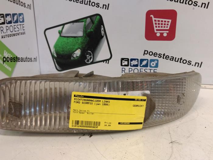Front bumper turn signal