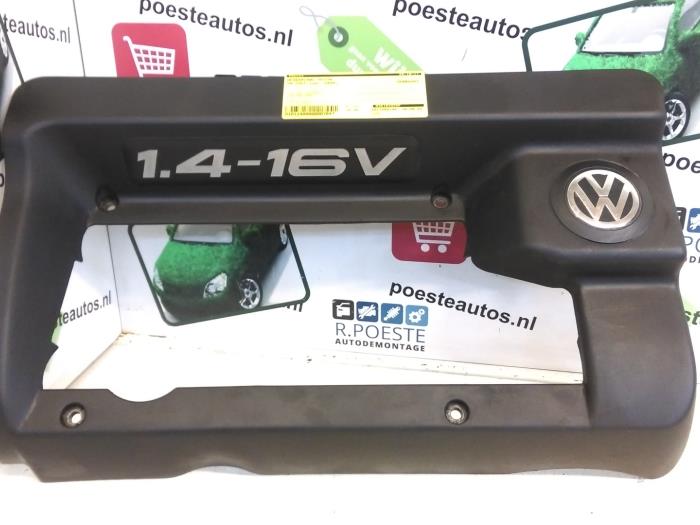 Used Engine cover Volkswagen Golf IV (1J1) 1.4 16V Price € 20,00 Margin scheme offered by Autodemontagebedrijf R. Poeste B.V.