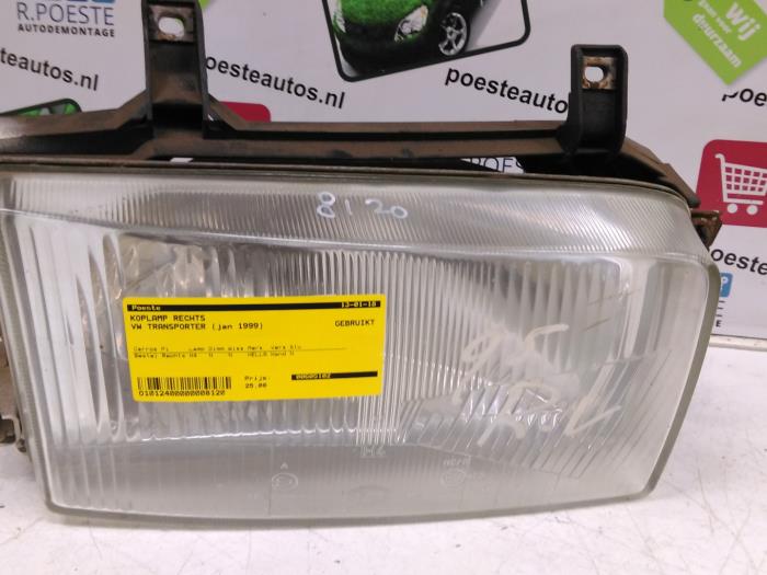 Headlight, right Volkswagen Transporter T4 2.5 TDI - 00605102 HELLA