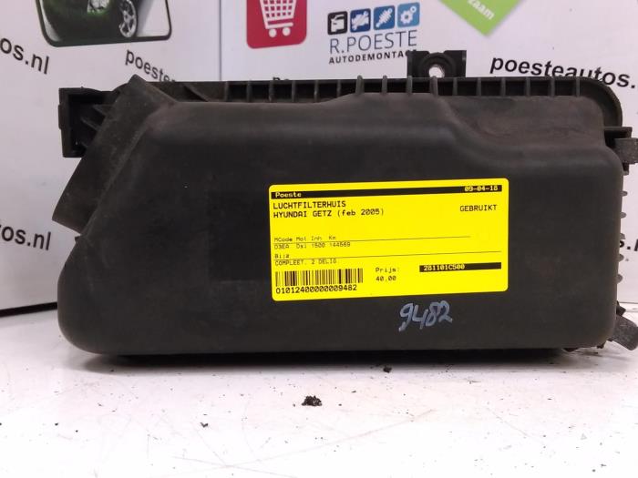 Gebrauchte Luftfiltergehäuse Hyundai Getz 1.5 CRDi 12V Preis € 40,00 Margenregelung angeboten von Autodemontagebedrijf R. Poeste B.V.
