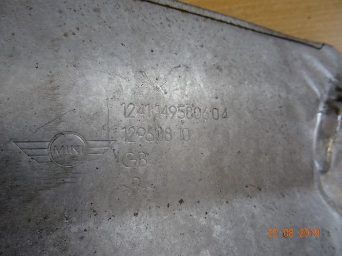 Exhaust heat shield from a MINI Mini Cooper S (R53) 1.6 16V 2003