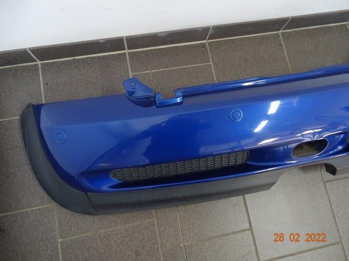 BMW MINI R52 Convertible Cooper S Rear Bumper In Hyper Blue With