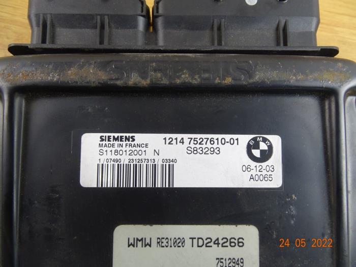 Calculateur moteur d'un MINI Mini Cooper S (R53) 1.6 16V 2004