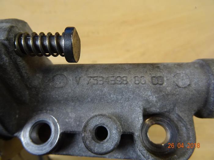 Spanrolle multiriem van een MINI Mini (R56) 1.6 16V Cooper 2007