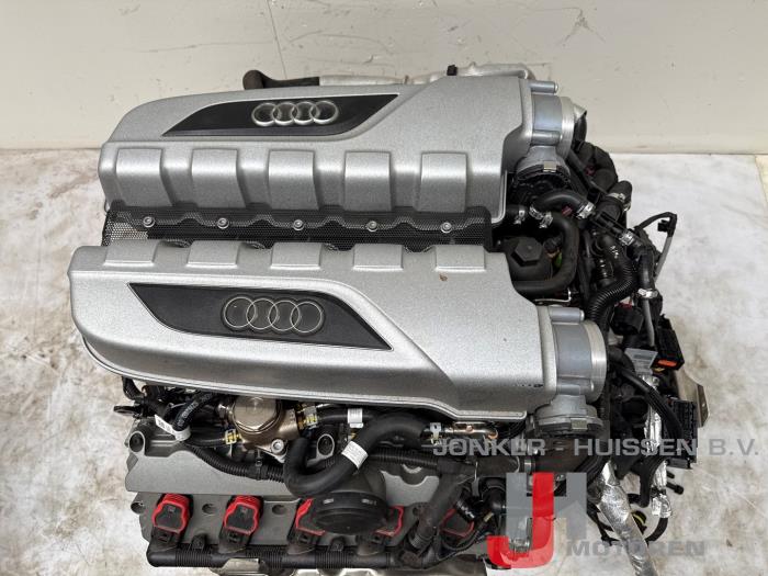 Motor van een Audi R8 (4S3/4SP) 5.2 V10 FSI RWD 2021