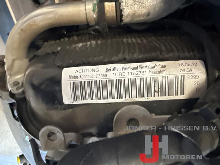 Engine from a Audi A8 (D4) 3.0 V6 24V TFSI Quattro 2016