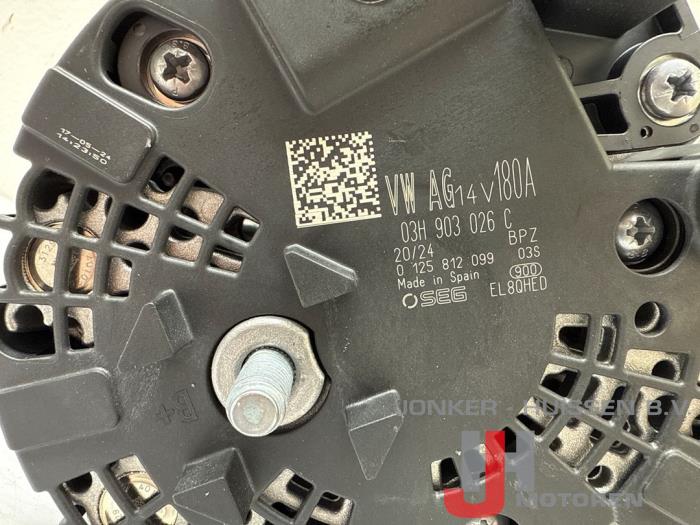 Dynamo från en Volkswagen Transporter/Caravelle T6 2.0 TDI 150 2024