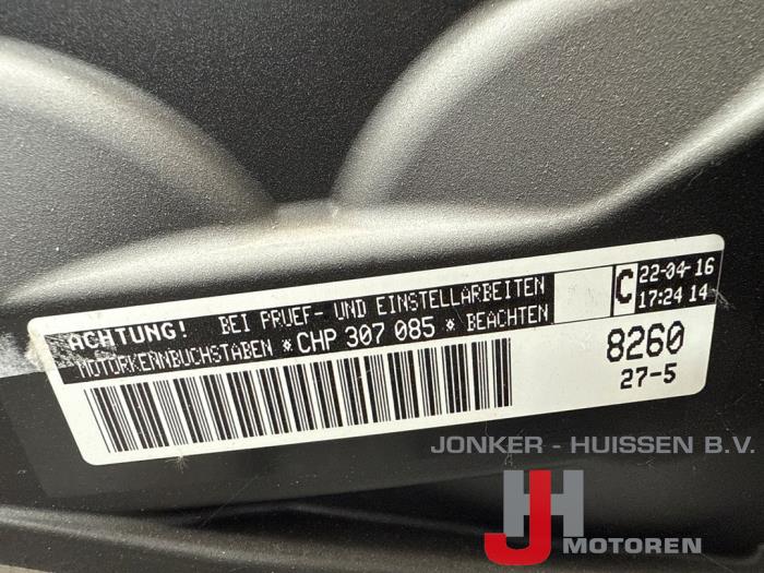 Engine from a Volkswagen Golf VII (AUA) 1.4 TSI 16V 2016