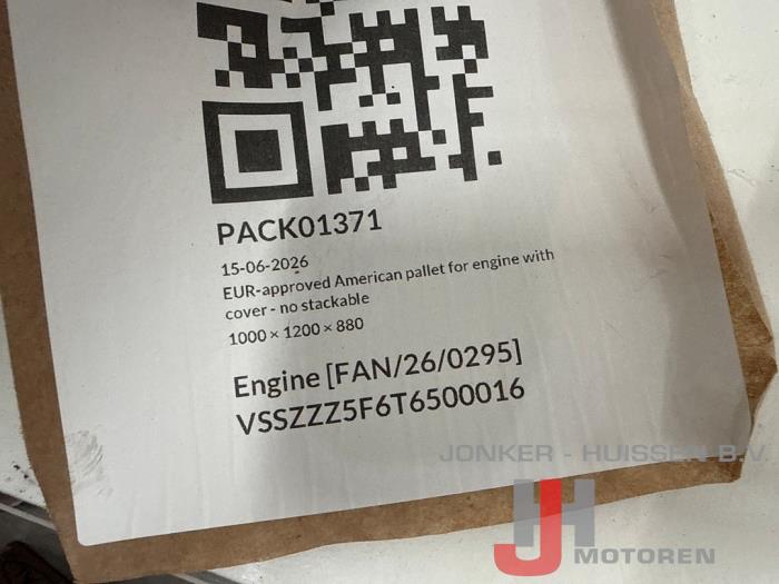 Used Engine Seat Ateca (5FPX) 2.0 TSI 16V 4Drive Price € 5.989,50 Inclusive VAT offered by Jonker - Huissen B.V.