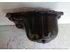 Sump from a Peugeot 107, 2005 / 2014 1.0 12V, Hatchback, Petrol, 998cc, 50kW (68pk), FWD, 384F; 1KR, 2005-06 / 2014-05, PMCFA; PMCFB; PNCFA; PNCFB 2007