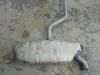 Exhaust rear silencer from a Volkswagen Golf Plus (5M1/1KP) 1.2 TSI BlueMOTION 2011