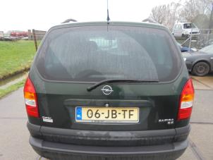 Used Tailgate Opel Zafira (F75) 2.2 16V Price € 50,00 Margin scheme offered by Hans Auto Onderdelen