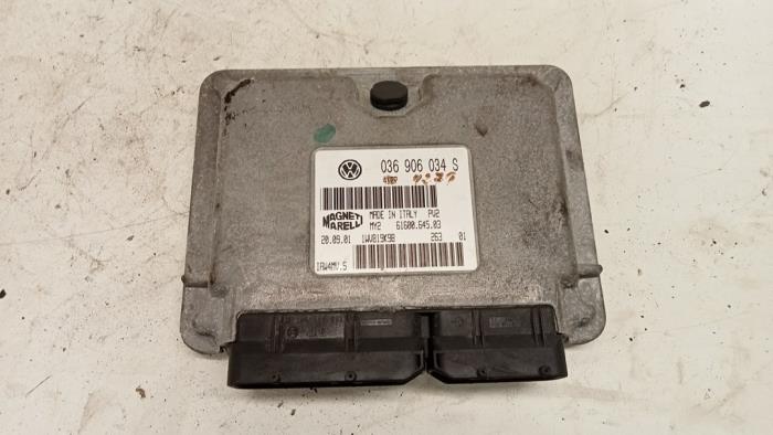 Used Engine management computer Volkswagen Polo IV (9N1/2/3) 1.4 16V Price € 50,00 Margin scheme offered by Hans Auto Onderdelen