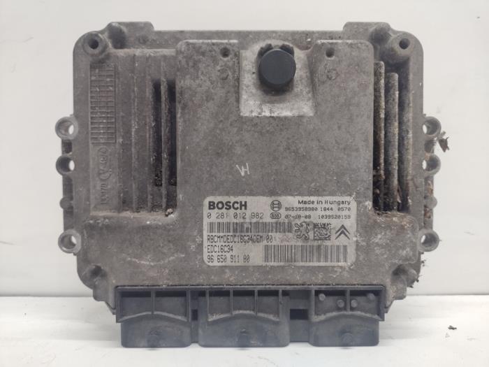 Used Engine management computer Citroen Jumpy (G9) 1.6 HDI 16V Price € 90,00 Margin scheme offered by Hans Auto Onderdelen