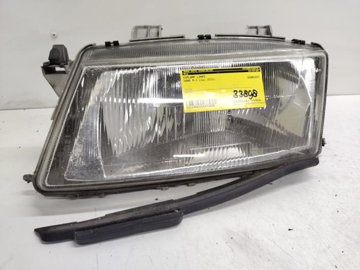 Używane Reflektor lewy Saab 9-3 I (YS3D) 2.0t 16V Ecopower Cena € 25,00 Procedura marży oferowane przez Hans Auto Onderdelen