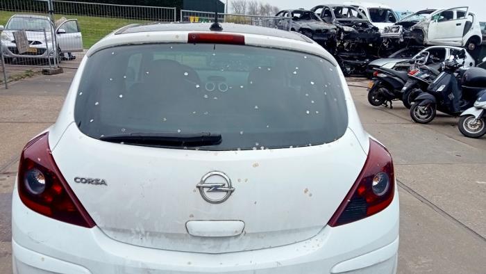 Używane Tylna klapa Opel Corsa D 1.2 16V LPG Cena € 40,00 Procedura marży oferowane przez Hans Auto Onderdelen