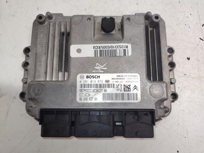 Used Engine management computer Peugeot Partner (GC/GF/GG/GJ/GK) 1.6 HDI 75 16V Price € 30,00 Margin scheme offered by Hans Auto Onderdelen