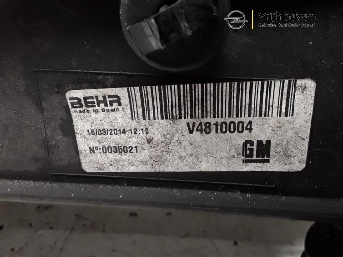 Cooling set from a Opel Meriva 1.3 CDTI 16V 2014